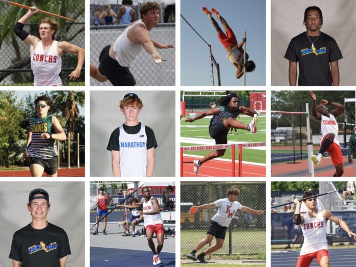a collage of photos of athletes and their equipment